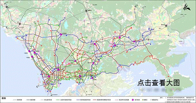深圳地铁规划线路